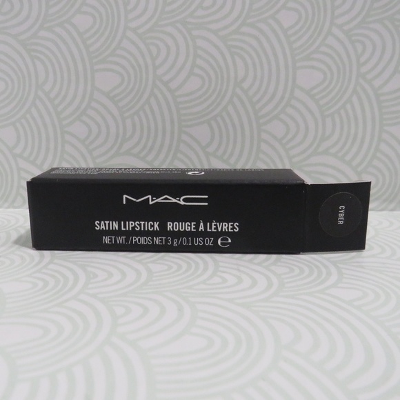 MAC COSMETICS💥 SATIN LIPSTICK #805 CYBER 0.10 OZ BOXED💥 - Picture 5 of 7